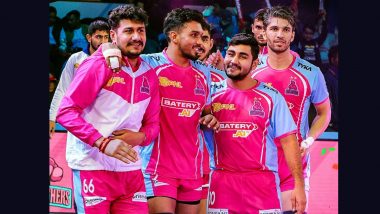 How to Watch Jaipur Pink Panthers vs Haryana Steelers PKL 2023-24 Semifinal Live Streaming Online on Disney+ Hotstar? Get Live Telecast of Pro Kabaddi League Season 10 Match and score Updates on TV